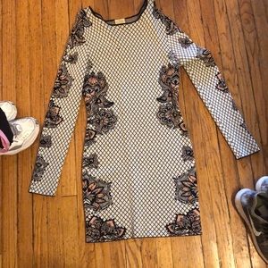 Torn by Ronny Kobo print knit bodycon dress